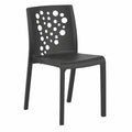 Chaise de jardin, coloris anthracite, pour la terrasse ou le jardin