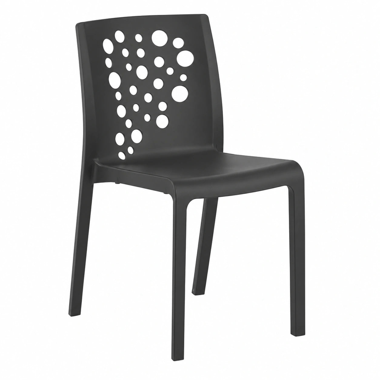 Chaise de jardin, coloris anthracite, pour la terrasse ou le jardin