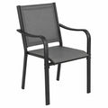 Chaise de jardin, coloris gris, pour la terrasse ou le jardin
