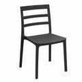 Chaise de jardin, coloris noir, pour la terrasse ou le jardin