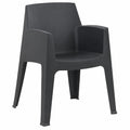 Chaise de jardin, coloris gris, pour la terrasse ou le jardin