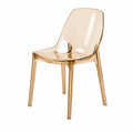 Chaise, coloris transparent, pour la salle à manger ou la cuisine