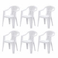 Chaise de jardin, coloris blanc, pour la terrasse ou le jardin