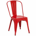 Chaise, coloris rouge, pour la salle à manger ou la cuisine