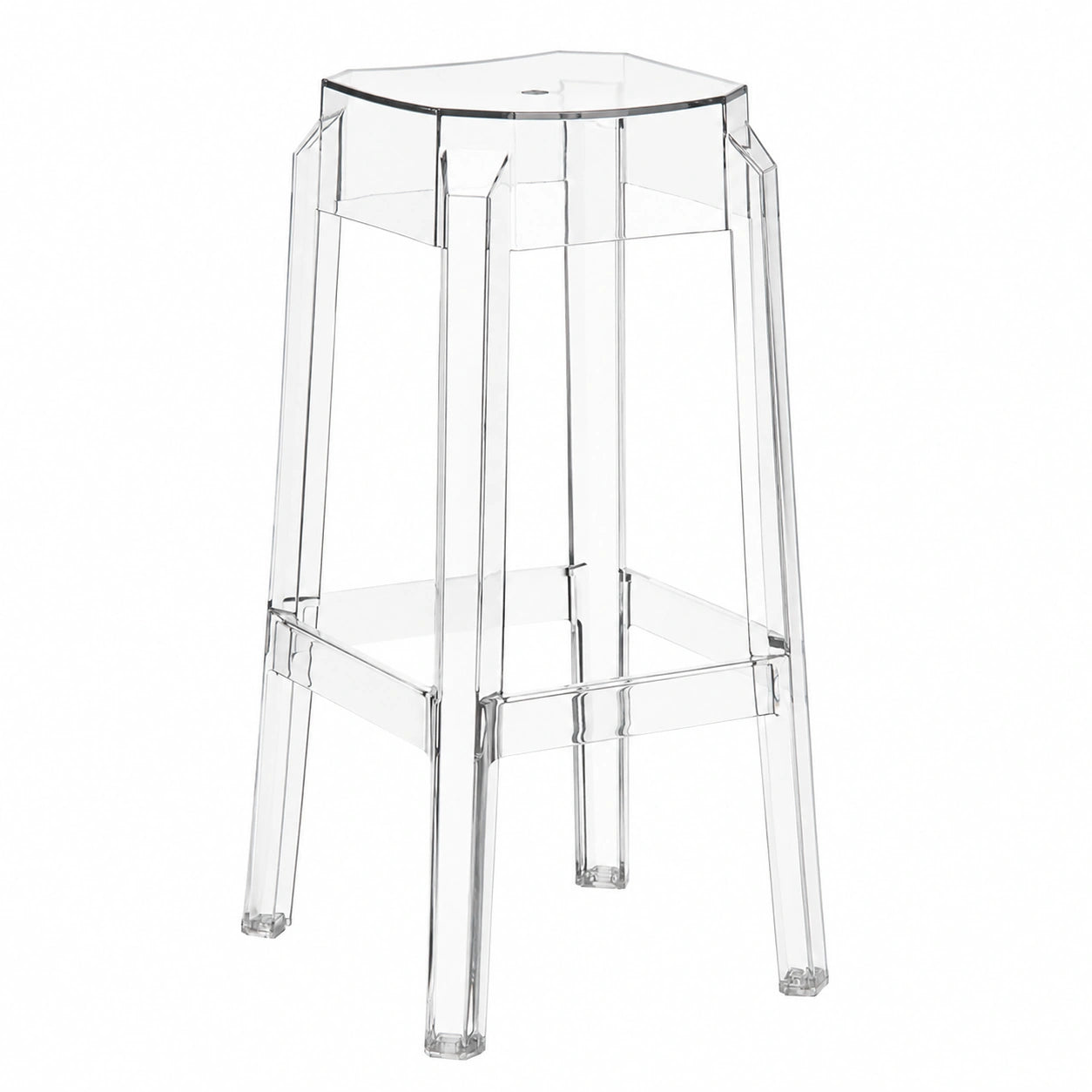 Chaise, coloris transparent, pour la salle à manger ou la cuisine
