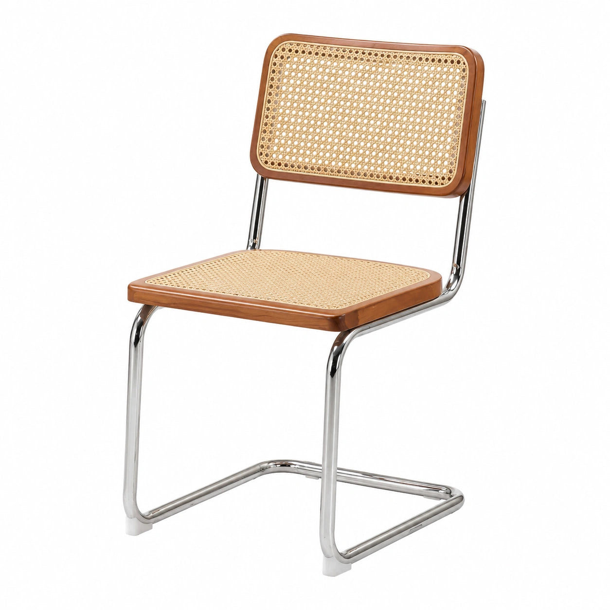 Chaise, en résine tressée, coloris marron, 53 x 46,4 x 84,6 cm, pour la salle à manger ou la cuisine